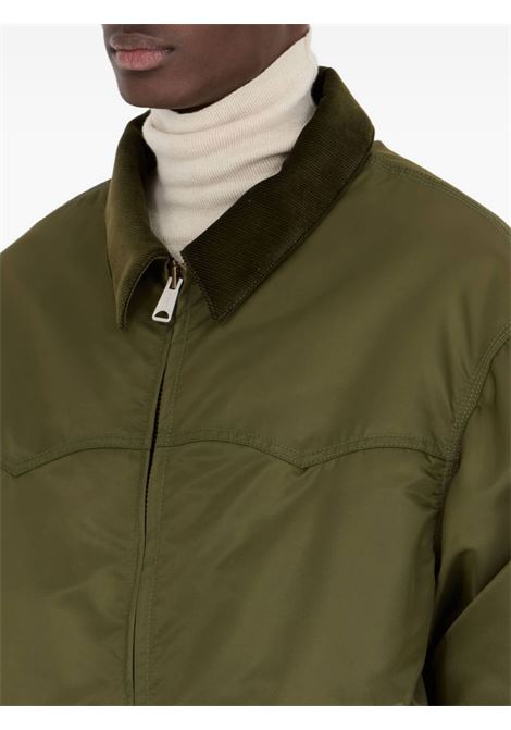 giacca kaban uomo verde scuro MAISON MARGIELA | S67AM0106 M35662728